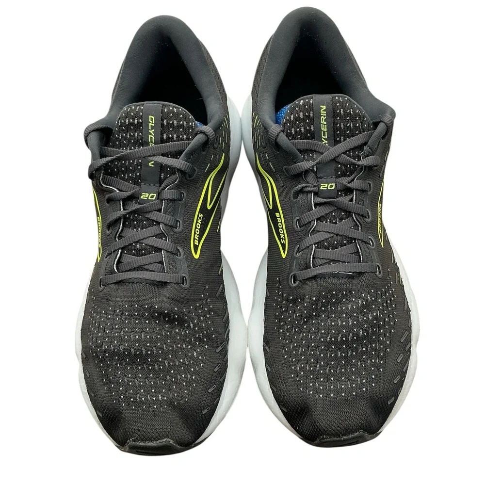 Brooks glycerin 20 Gray and Green Athletic Sneakers‎ size 11 M